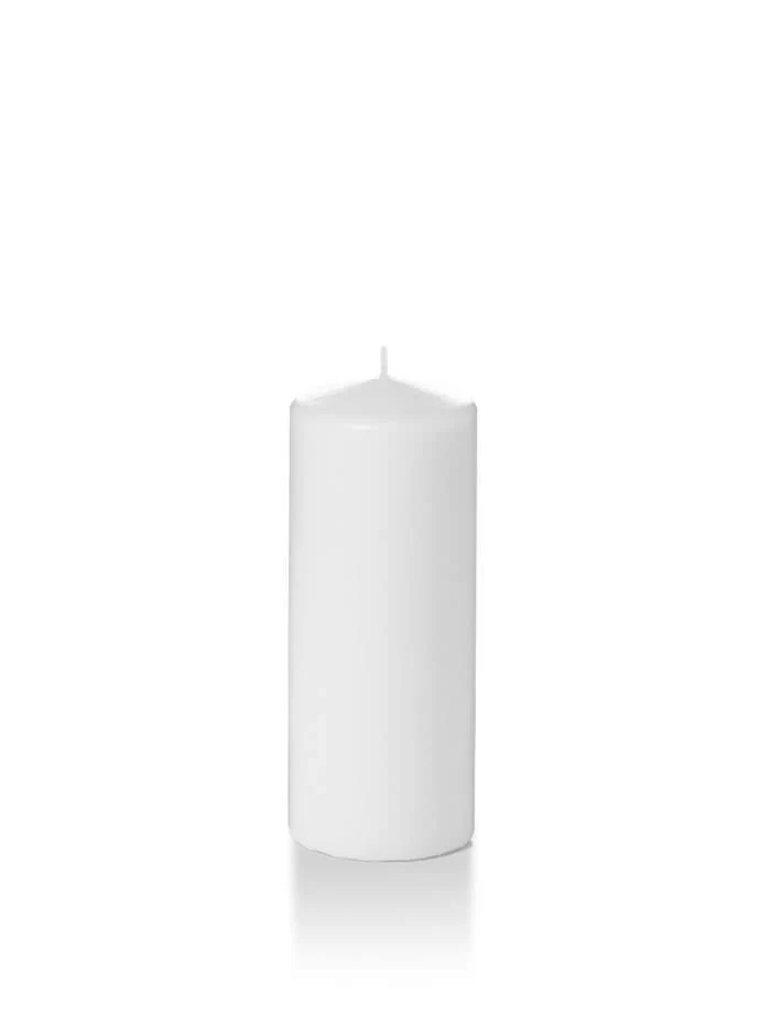 Hot Pink Pillar Candles