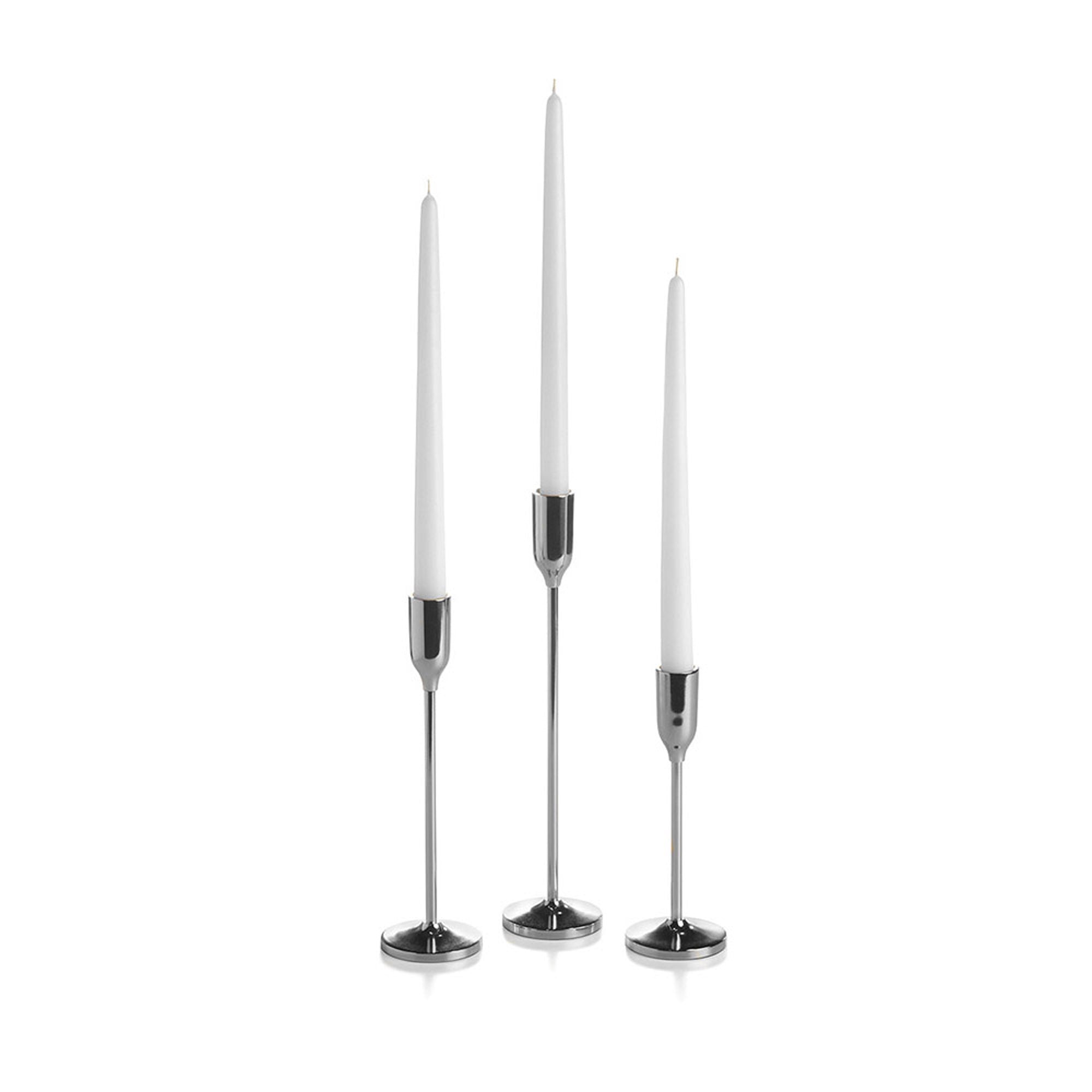 Hot Pink Taper Candles